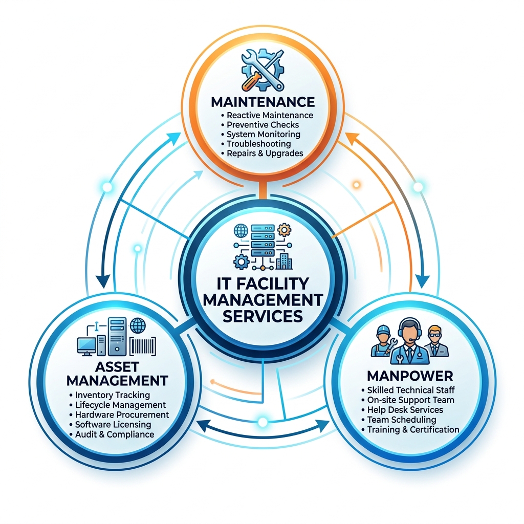 IT Facility Management Diagram